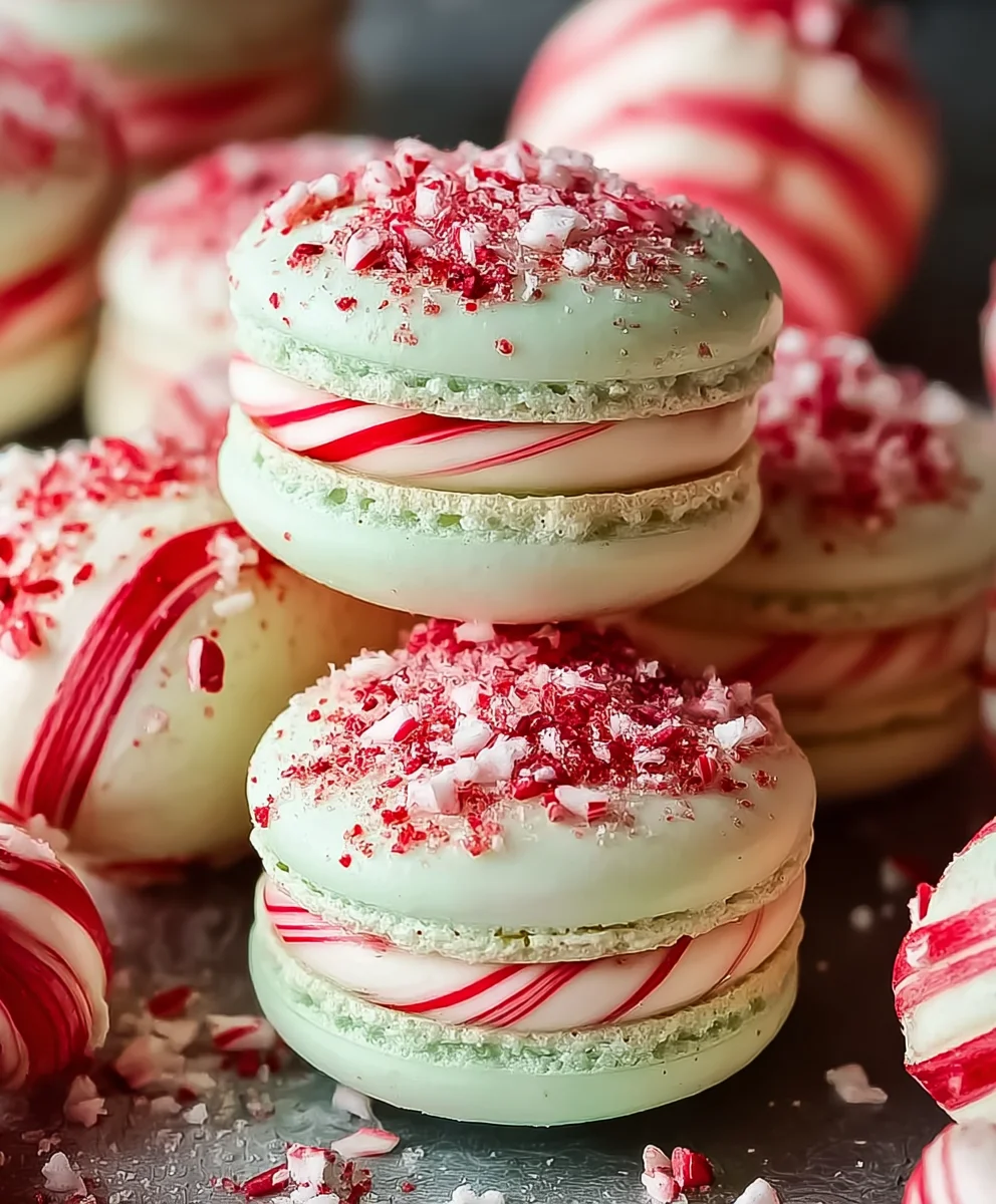Peppermint Macarons - Easy Refreshing Dessert Recipe