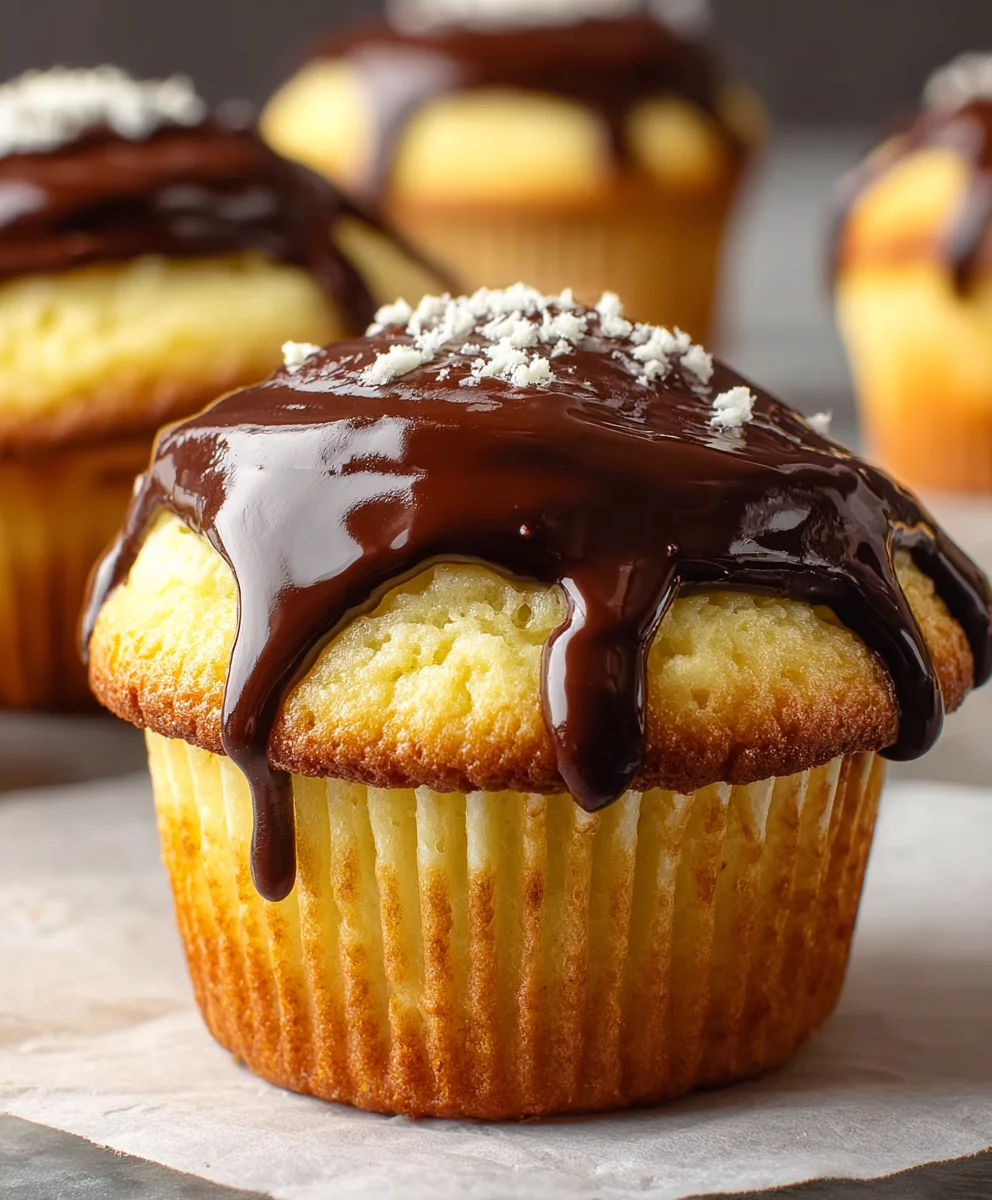 Boston Cream Cupcakes- Easy Dessert Recipe