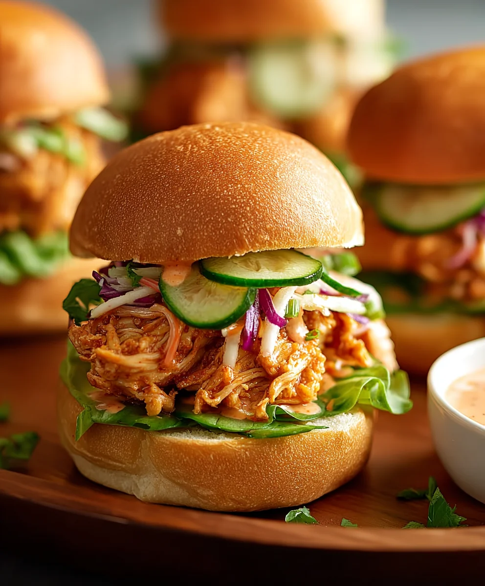 Bang Bang Chicken Sliders- Easy Flavorful Meal