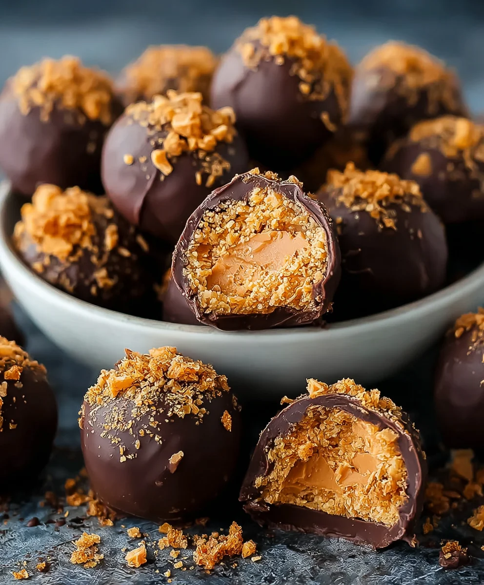 Easy Butterfinger Candy Balls - Decadent No-Bake Treat