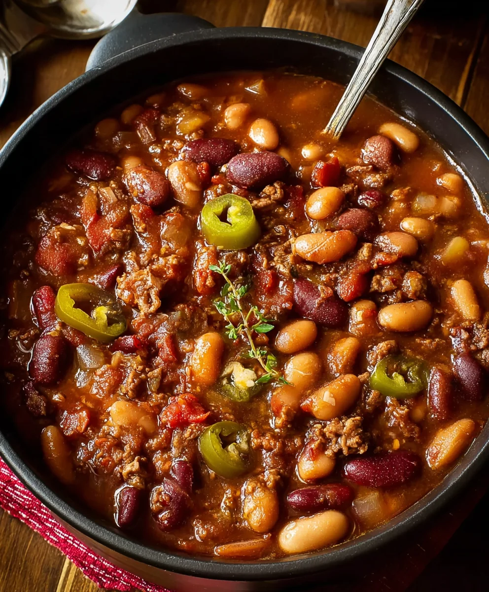 Hearty Cowboy Beans-The Ultimate Beefy Comfort Dish