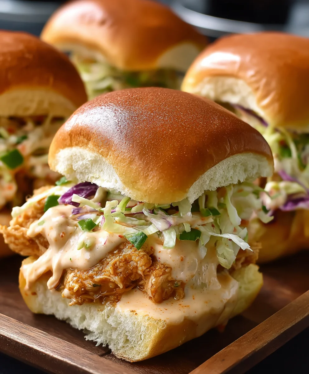 Bang Bang Chicken Sliders- Easy Flavorful Meal