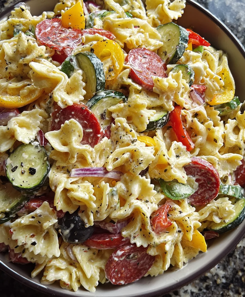 Best Italian Pasta Salad Recipe Easy & Delicious