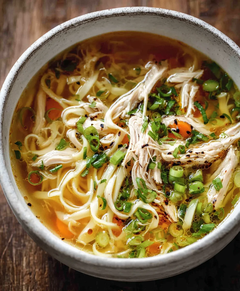 Aromatic Chicken Noodle Soup - Alrightwithme