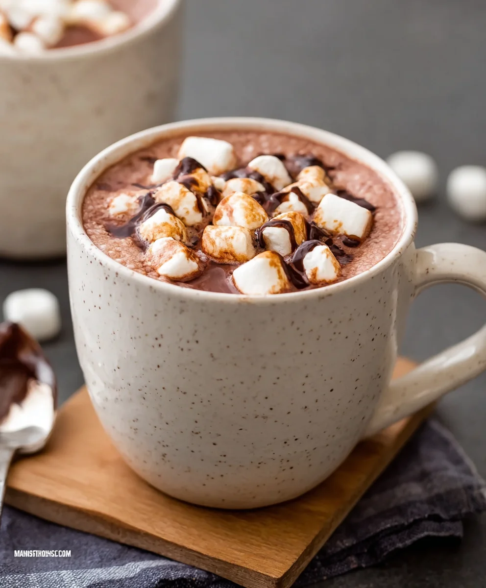 Easy Homemade Hot Cocoa With Marshmallows Recipe