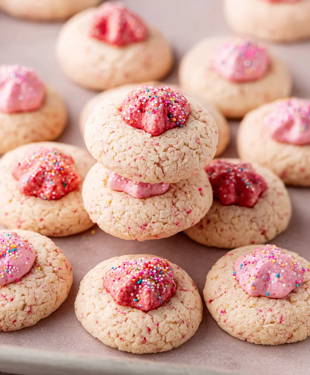 Strawberry Kiss Cookies - Easy & Delicious Recipe