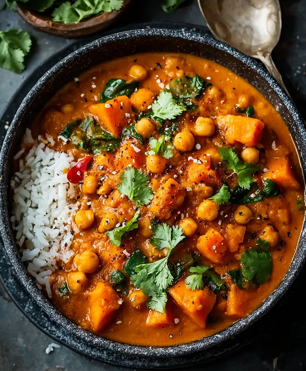 Sweet Potato Chickpea Curry - Delicious & Easy Recipe