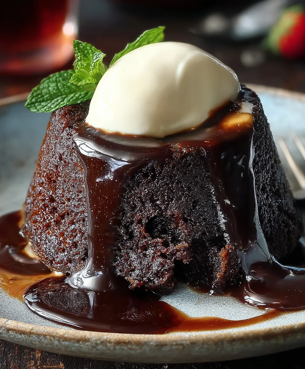 Chocolate Sticky Toffee Puddings - Easy Dessert for Two
