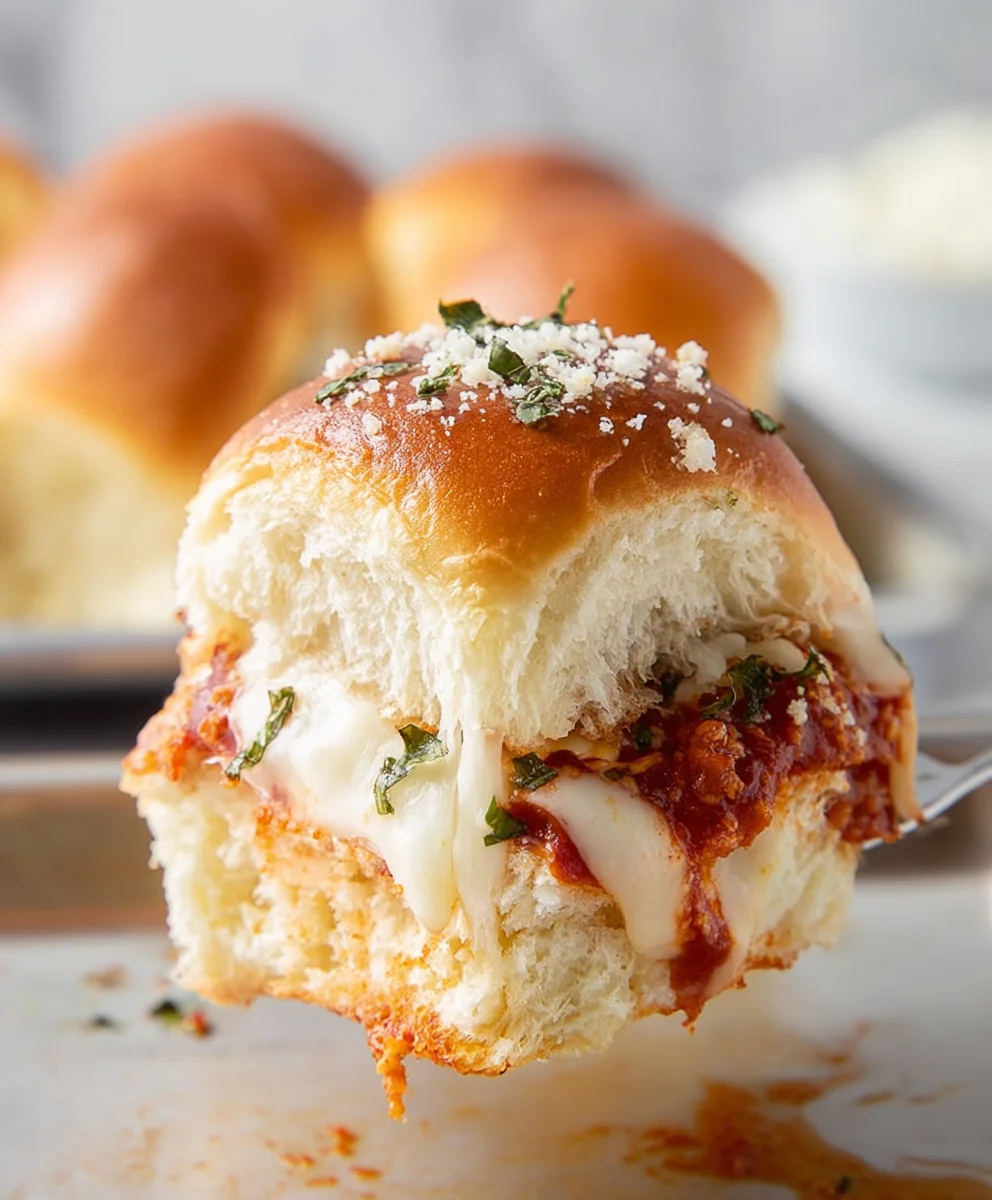 Easy Pizza Sliders- Beef and Cheese Bites