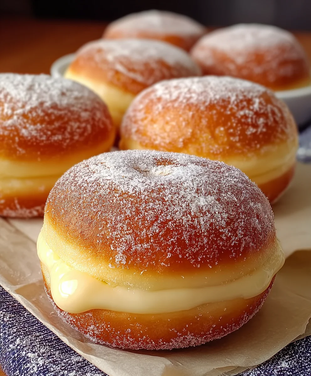 Bavarian Cream Donuts - Delicious Homemade Treat