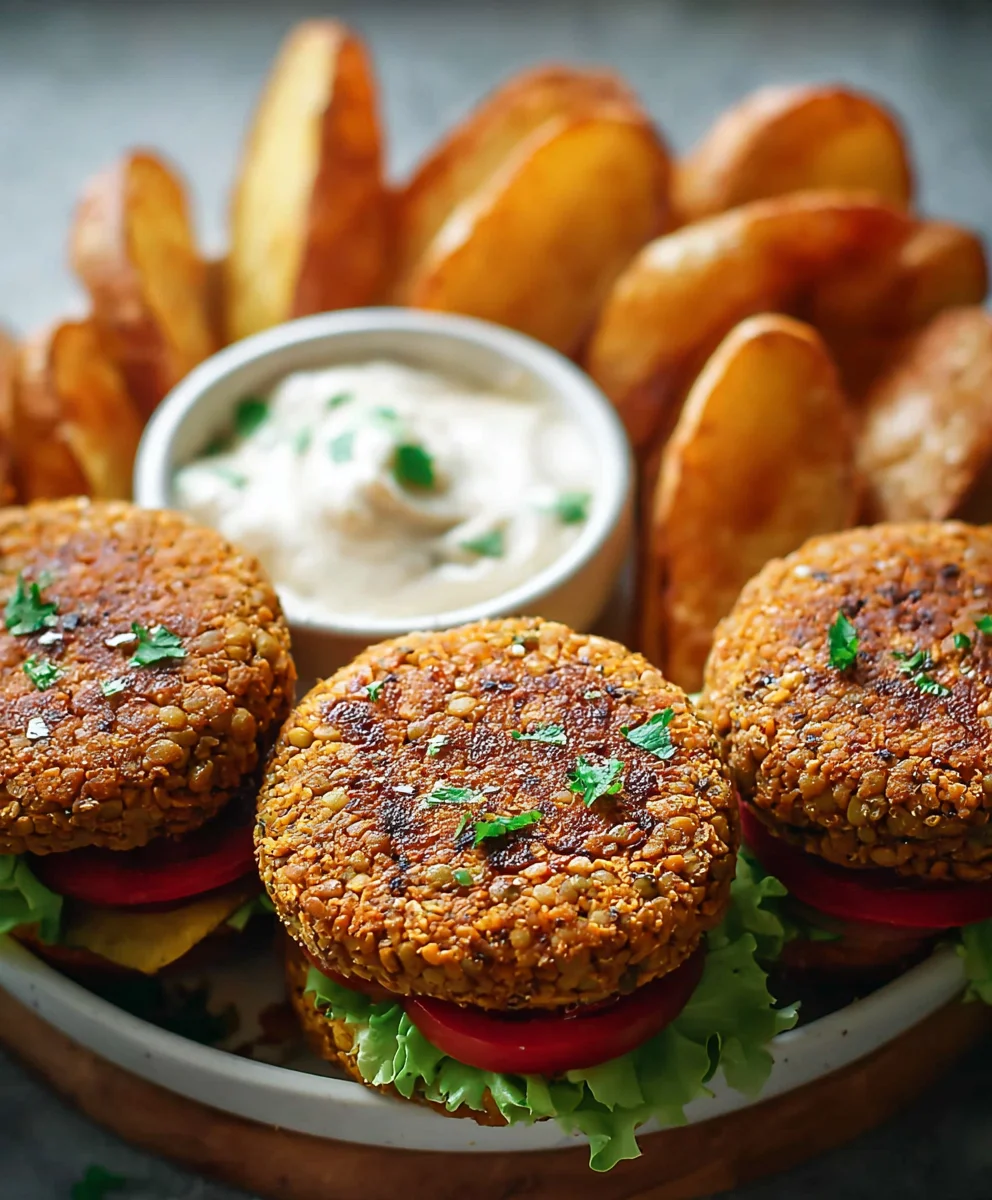 Easy Lentil Burgers - Delicious & Simple Recipe