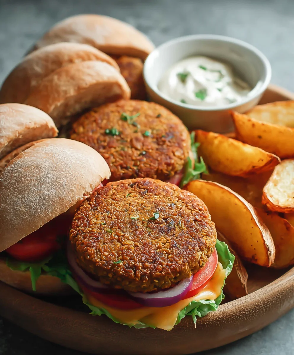 Easy Lentil Burgers - Delicious & Simple Recipe
