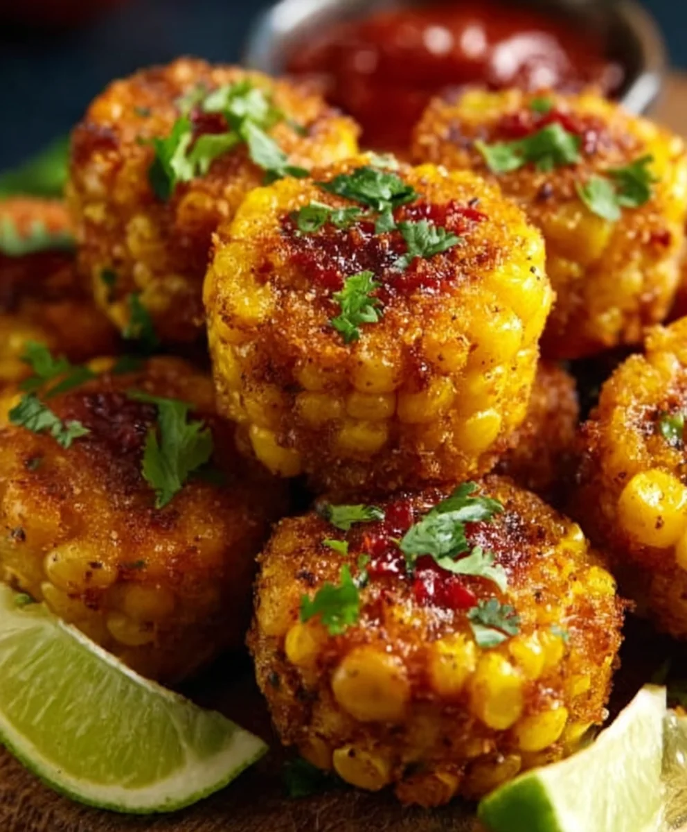 Spicy Mexican Corn Bites-Easy Appetizer Recipe