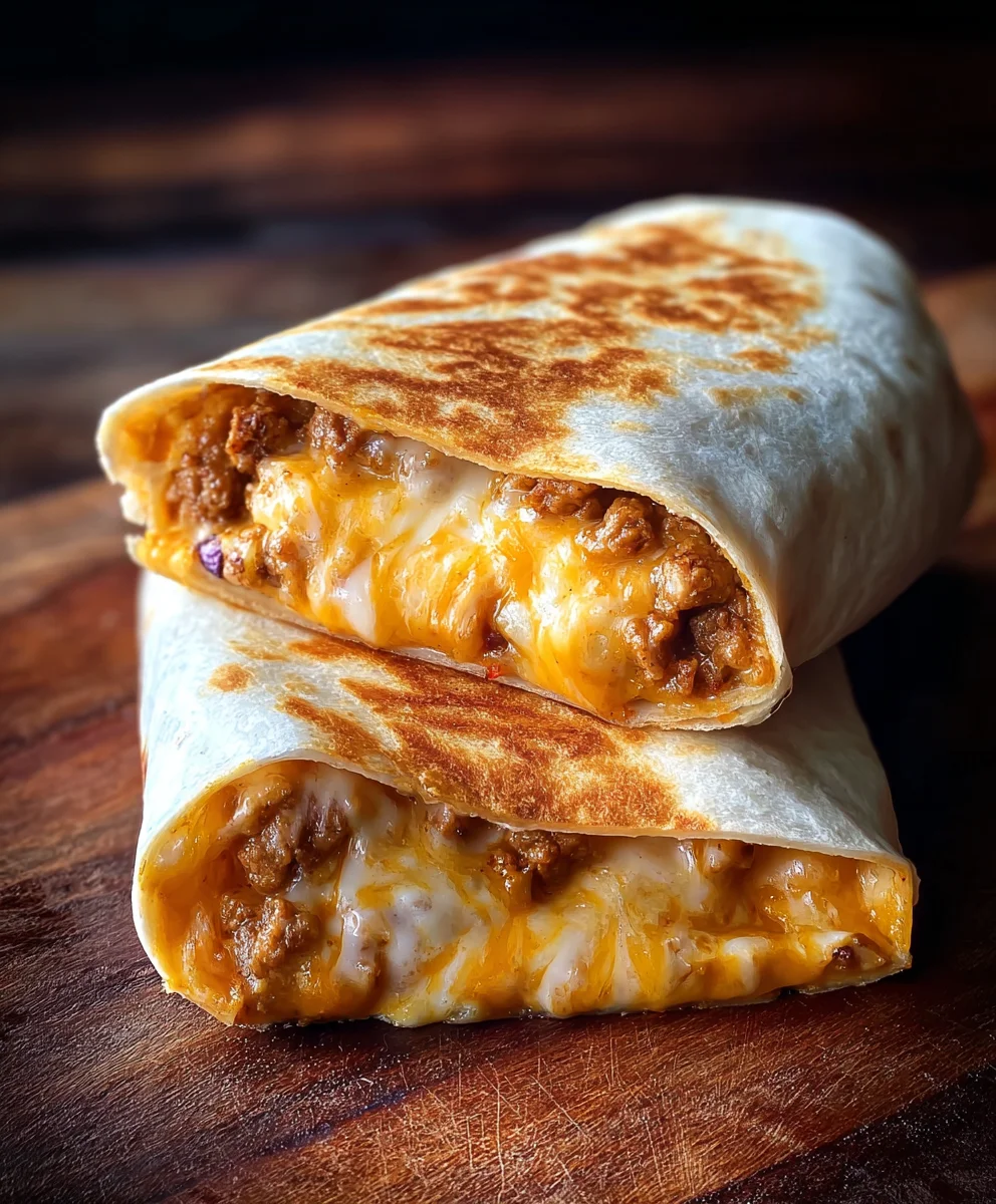 Grilled Cheese Burrito- Ultimate Comfort Food Fusion