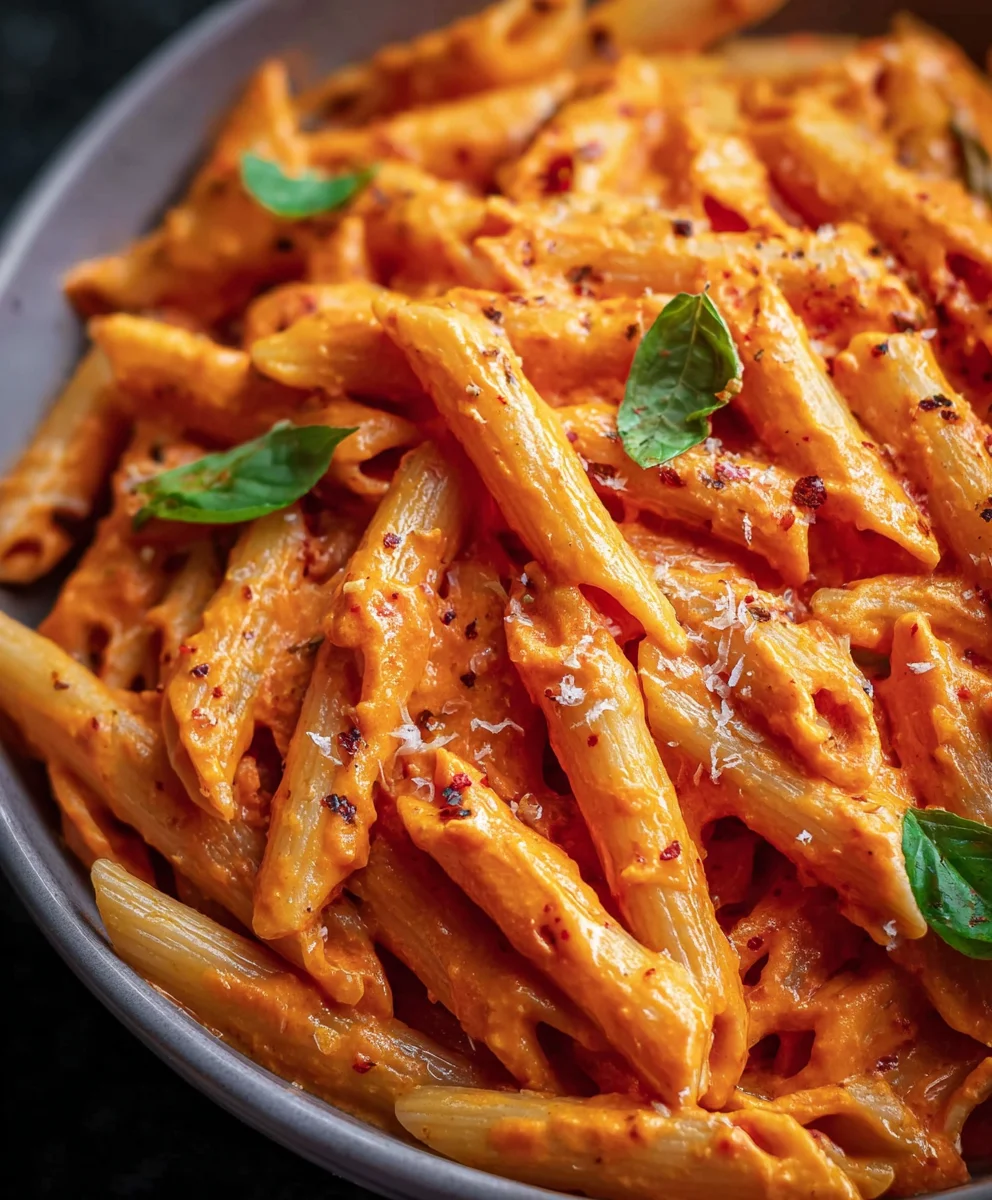 Healthy Penne Alla Vodka Extract Lightened Up