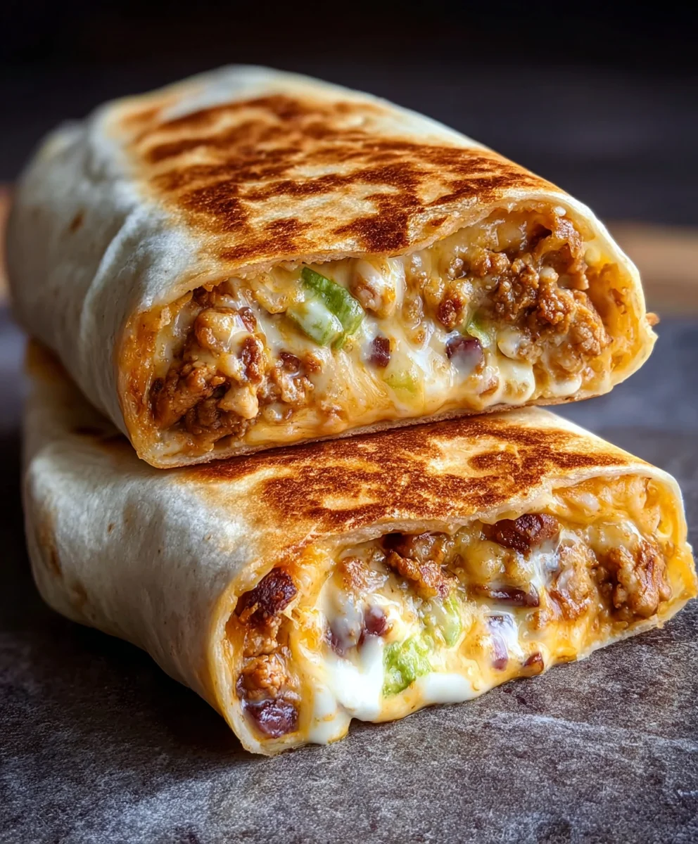 Grilled Cheese Burrito- Ultimate Comfort Food Fusion
