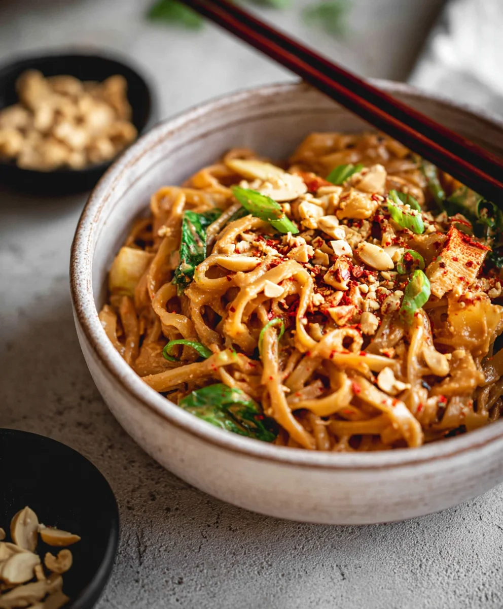 Spicy Peanut Butter Noodles- Quick & Easy Recipe