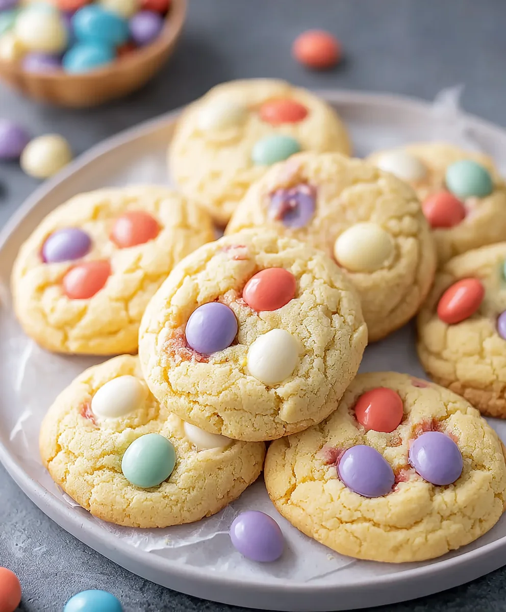 Easy Easter Cake Mix Cookies - Festive & Delicious Treats