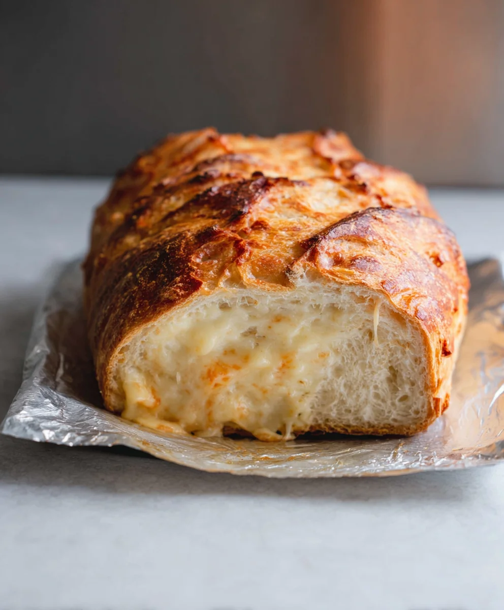 Sourdough Cheese Bread - Delicious Crusty Loaf