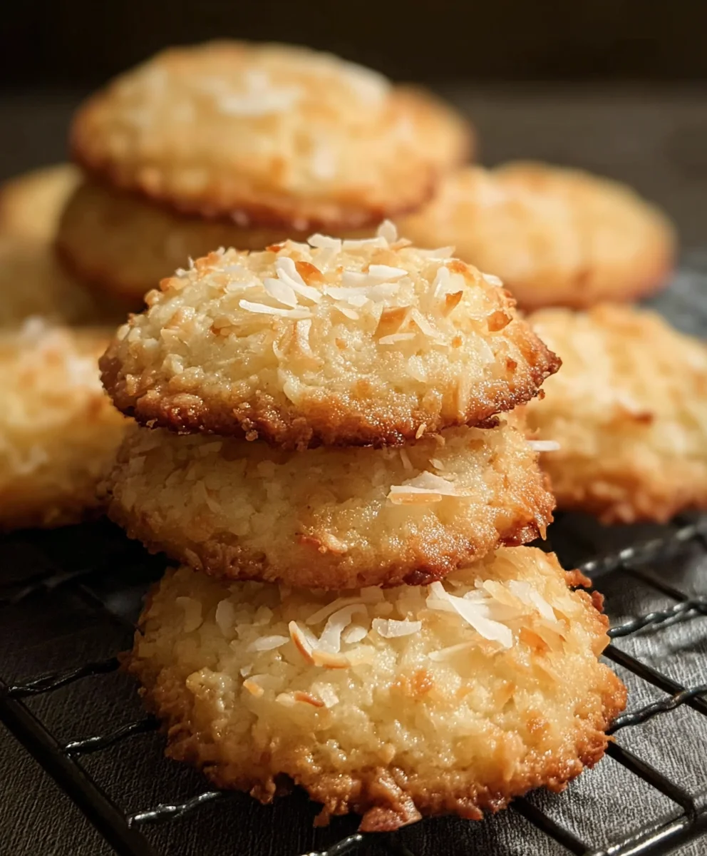 Chewy Coconut Cookies-Irresistible Homemade Treat