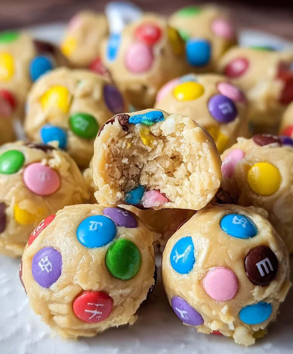 Easter Egg Cookie Dough Bites-No Bake Treat