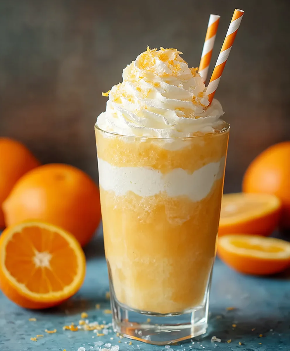 Creamsicle Dirty Soda Recipe- Refreshing Orange Cream Drink