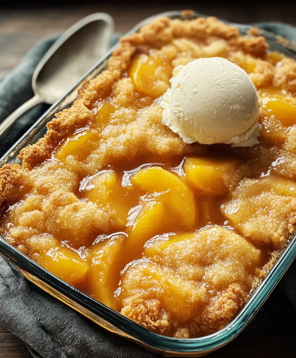 Easy Southern Peach Cobbler Recipe