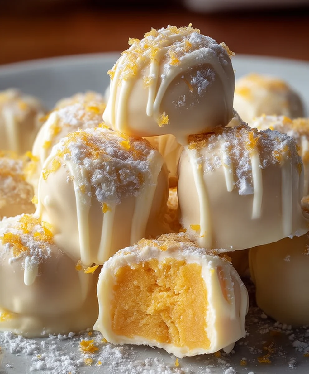 White Chocolate Orange Creamsicle Truffles-Easy Recipe