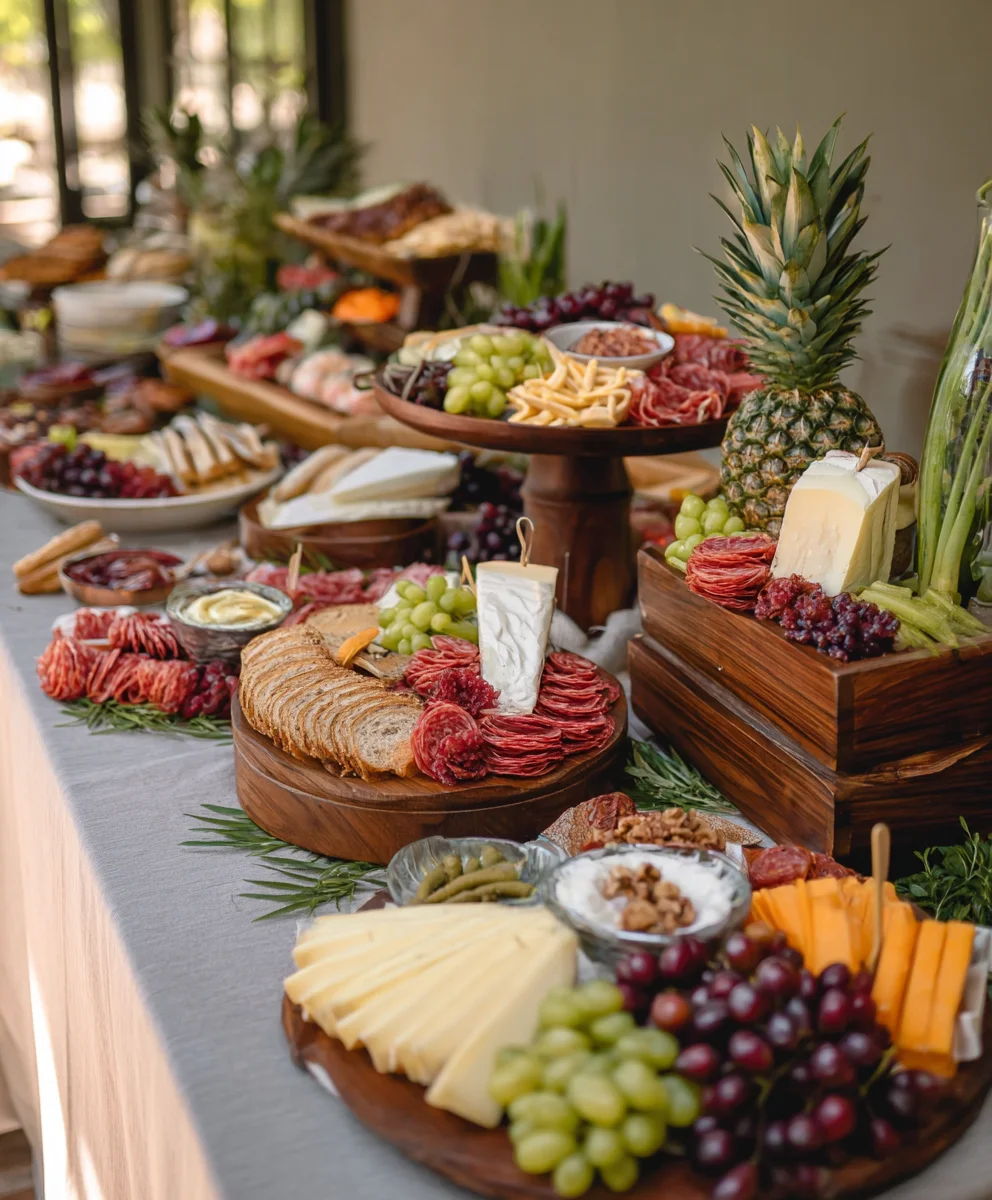 Wedding Reception Grazing Table Ideas-Feast For All