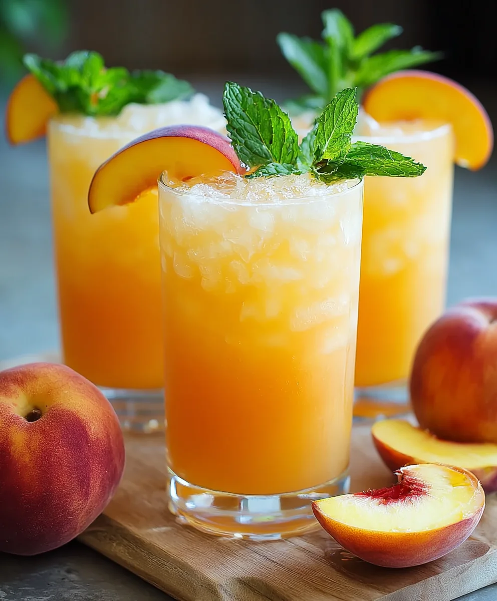 Refreshing Peach Lemonade Recipe - Easy & Delicious