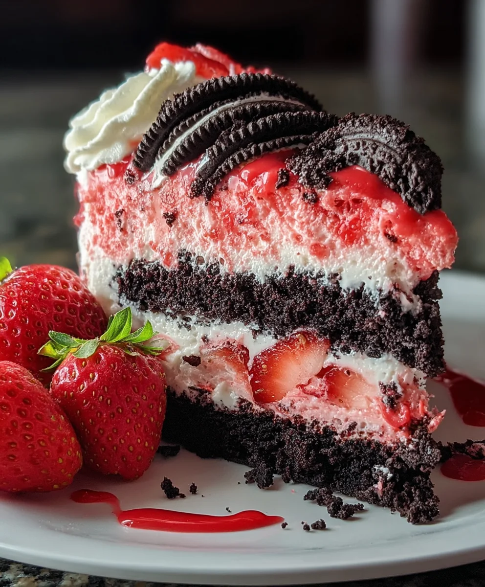 Strawberry Oreo Cake Recipe - Delicious & Easy Bake