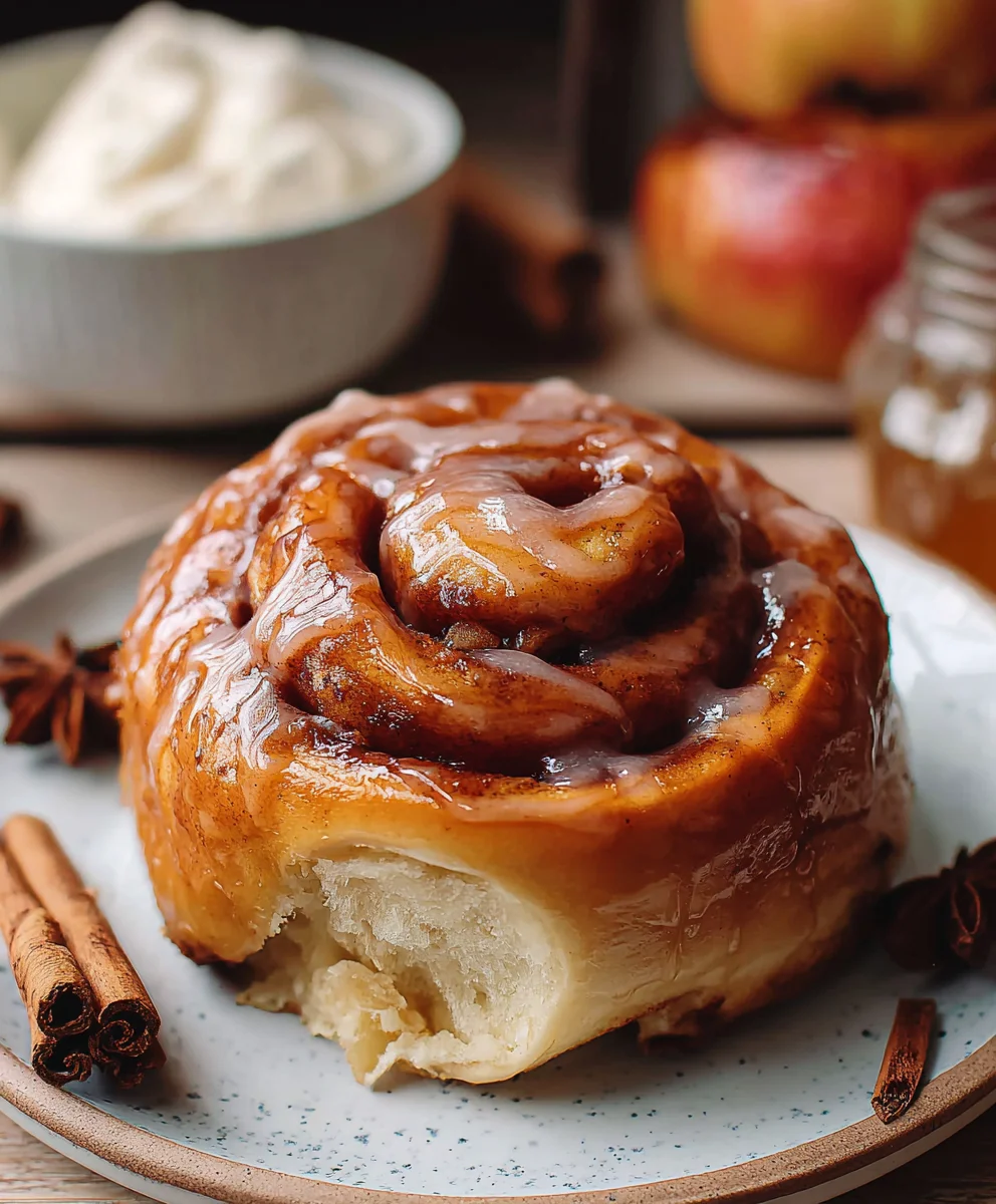 Easy Apple Cinnamon Rolls - Warm Spiced Dessert