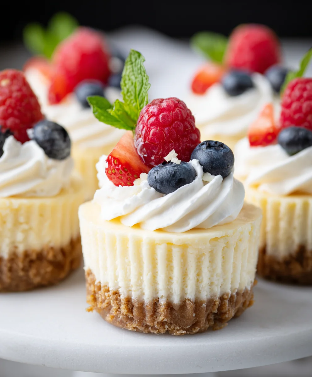 Best Mini Cheesecakes Ever - Easy Delicious Recipe