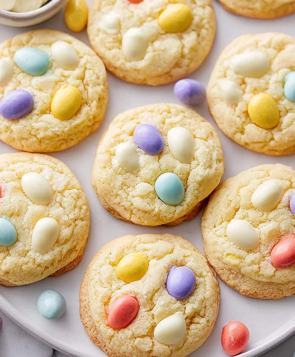 Easy Easter Cake Mix Cookies - Festive & Delicious Treats