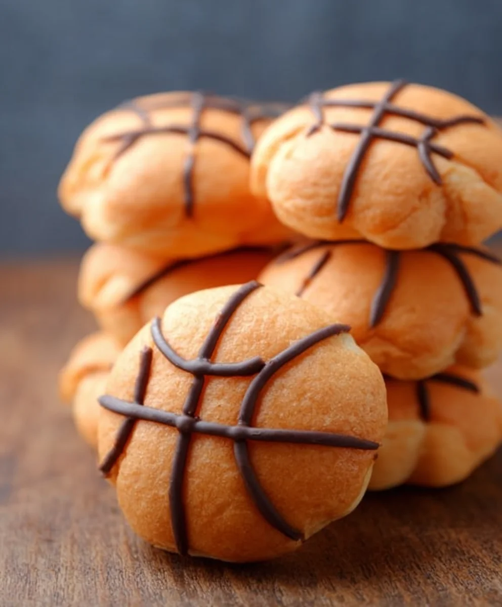 Easy Slam Dunk Basketball Cookies - March Madness Recipe
