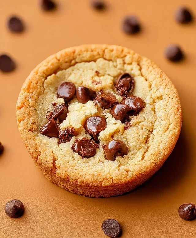 Microwave Chocolate Chip Cookie