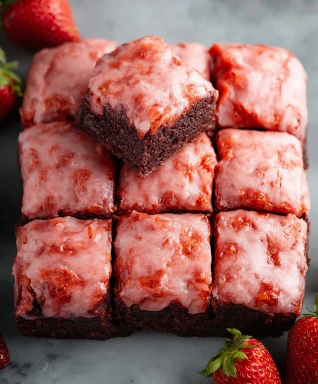 Strawberry Brownies