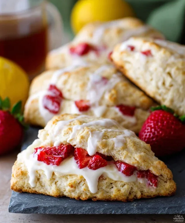 Strawberry Scones
