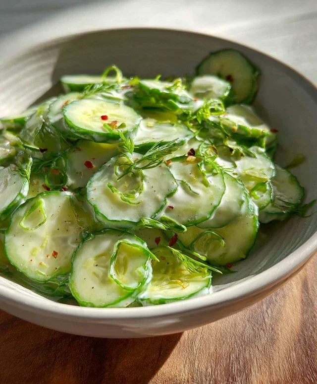 Polish Cucumber Salad