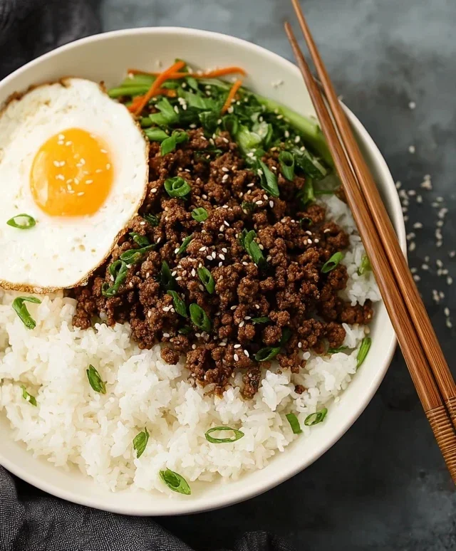 Korean Ground Beef Bowl (25-Minutes)
