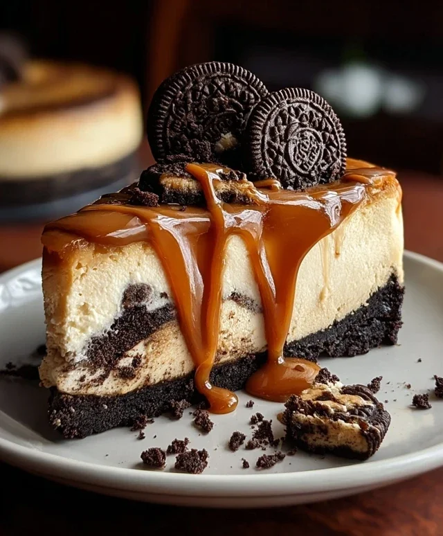 Oreo & Caramel Cheesecake