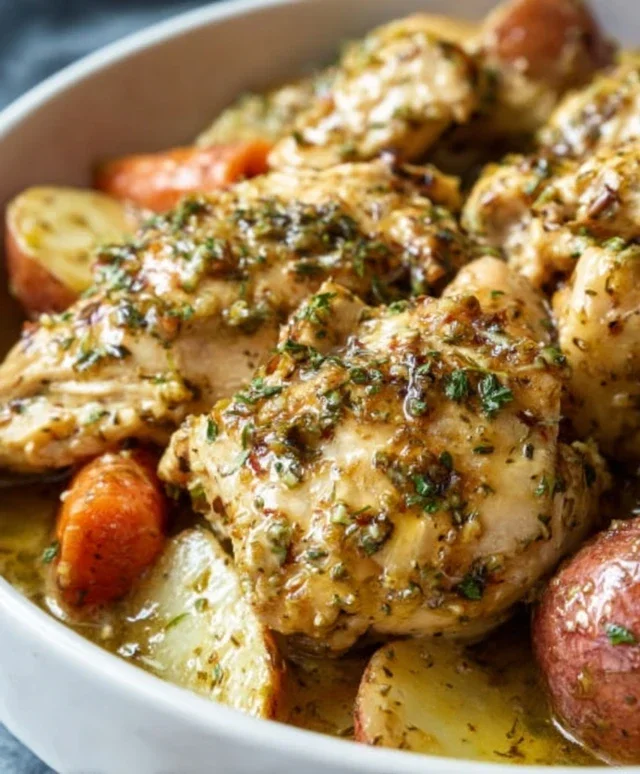 Garlic Butter Chicken Crockpot Recipe: 6-Hour Magic for Tender Bliss