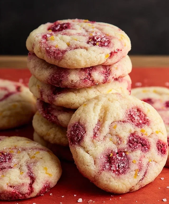 Lemon Raspberry Cookies