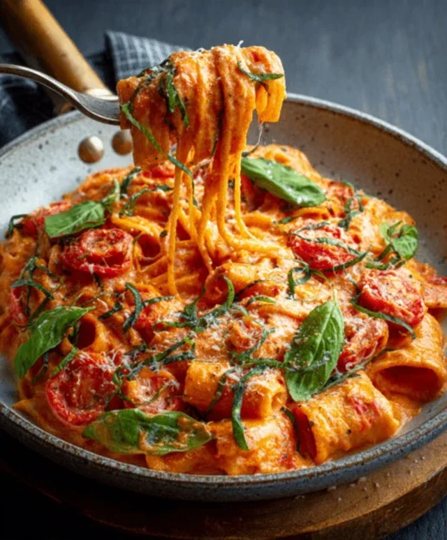 Creamy Tomato Garlic Pasta