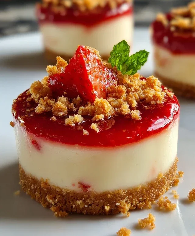 Strawberry Cheesecake Cups