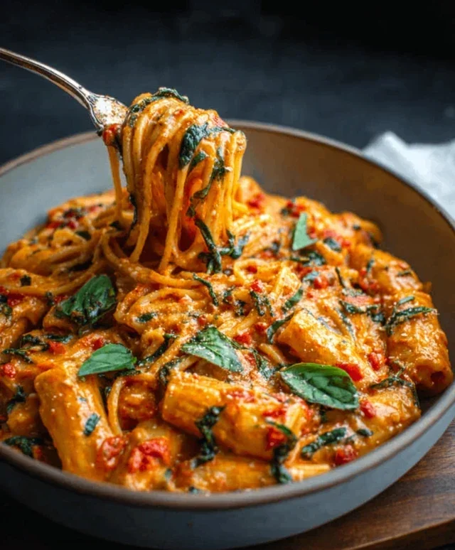 Creamy Tomato Garlic Pasta