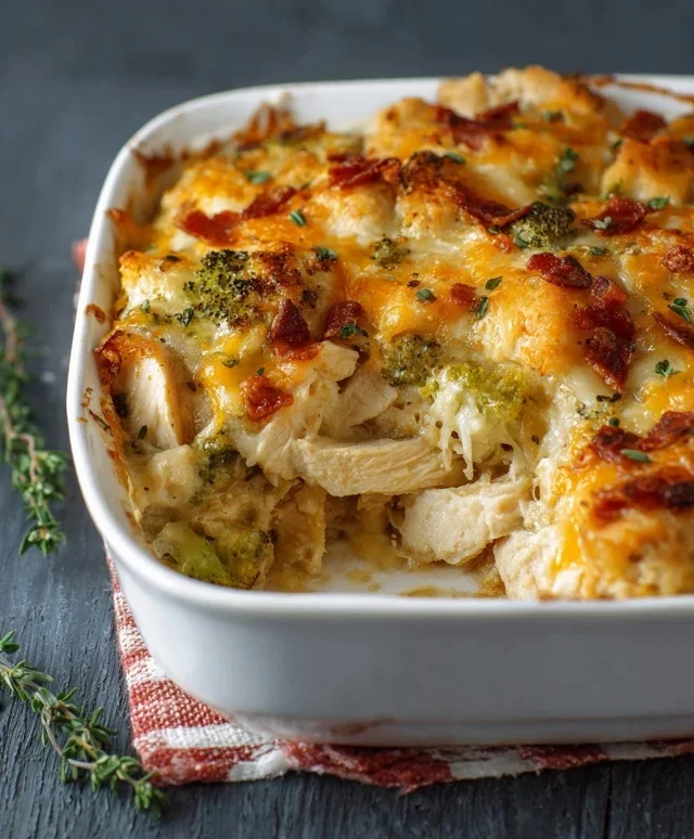Easy Low Carb Chicken Casserole