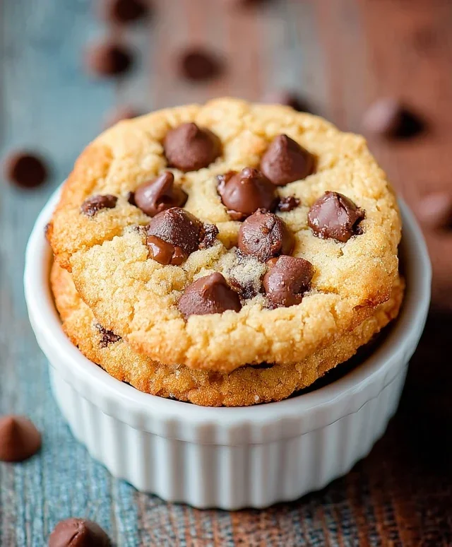 Microwave Chocolate Chip Cookie