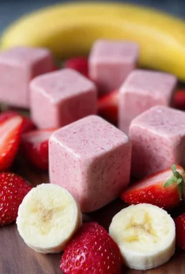 Strawberry and Banana Smoothie Bites for Dogs