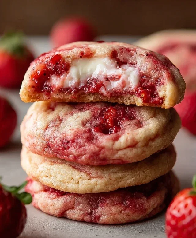 Strawberry Cheesecake Cookie